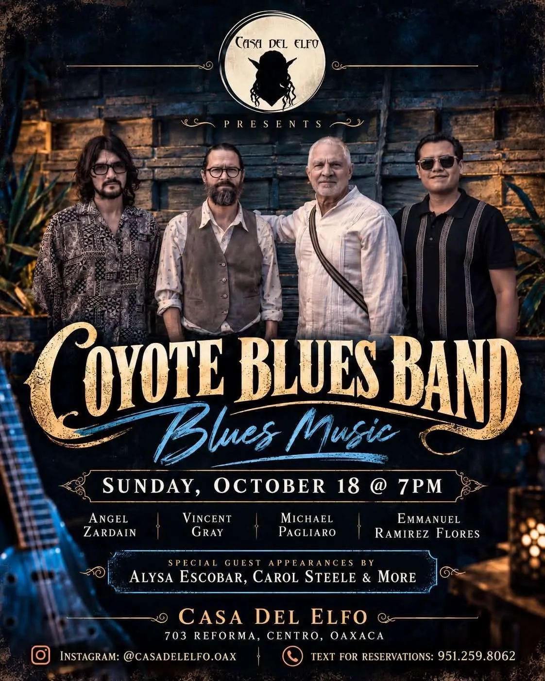 Flyer del evento: Coyote Blues Band